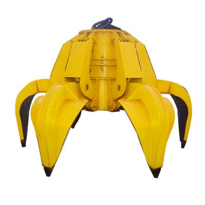 China Remote Control 40 Ton Hydraulic Grab Bucket Crane For Gabage Handling à venda