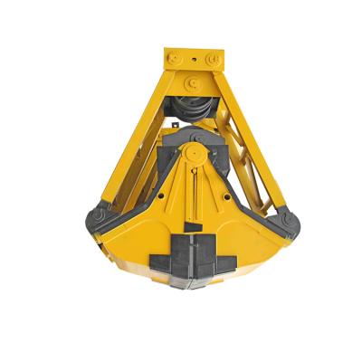 China Heavy Duty Crane Used Electric Orange Peel Grapple For Garbage Scraps en venta