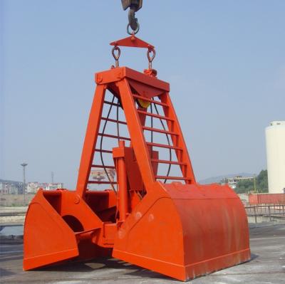 China Double Rope Hydraulic Rotating Grab Mechanical Clamshell Grab Te koop