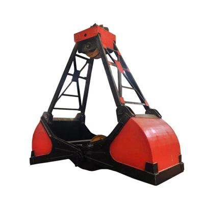 Cina Single Rope Hydraulic Rotating Grab Suspended Bucket For Bulk Cargo in vendita