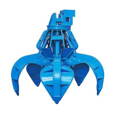 China Electric Hydraulic Orange Peel Grab Bucket For Grabbing Stones for sale