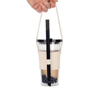 China SKA Supplier Viable Boba Tea Cups For Company BPA Free Boba Tumbler Cups 600ml 750ml Reusable Small Bubble Tea Tumblers for sale