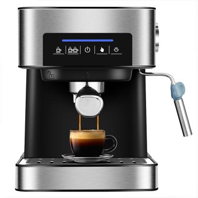 China Hotel Milk Foam Espresso Coffee Machine 1.5L Capacity Home Use Coffee Macine 20Bar Italian Coffee Maker for sale