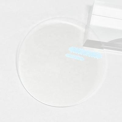 China Optical Vision Lens Filter 1.60 MR-8 UV420 ASP Single Blue Light Blue Coating SHMC Hydrophobic for sale