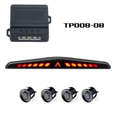 China Easy Installation Led Display Car Reverse Backup Radar With 4 Car Parking Sensors TP008-08 for sale