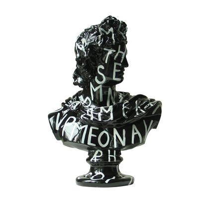 China Hot Sale Europe Amazon Resin Statues Cast David Sculpture Decor Living Room Home Decoration Statue for sale