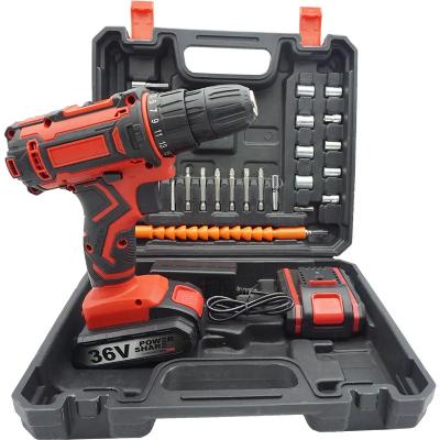 China Repair good quality Li-ion rechargeable battery power tools hand drill machine electric cordless drills for sale