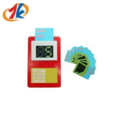 China New Small Toy Distributor Math Calculator Toy Educational Game For Children Plastic Toy for sale