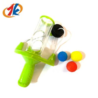 China PP Plastic Soft Kids Toys Gun Foam Bullets Slingshot Launcher For Children for sale