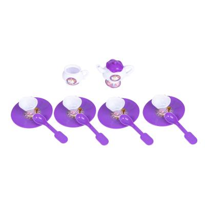 China Promotional Mini And Cute Plastic Toy Tea Set Toys Bedroom Playing Toys For Children for sale