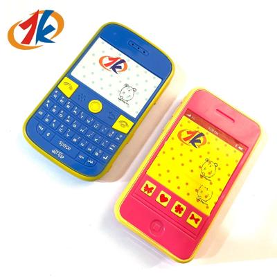 China PP Children Play Cell Phone Plastic Children Learning Baby Education Toys Phone With Music for sale