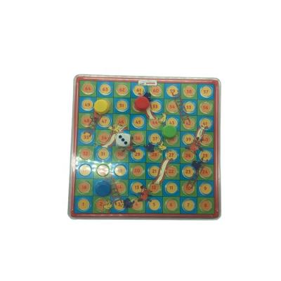 China Easy sell or market promotion plastic chess toys meander and ladder game board set for kids for sale