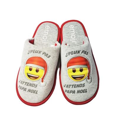 China Other Emoji Style Bed Room Kids Slippers for sale