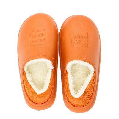 China 2021 latest men's and women's cotton flat-bottomed shoes women's winter plush comfort plush lightweight indoor home slippers for sale