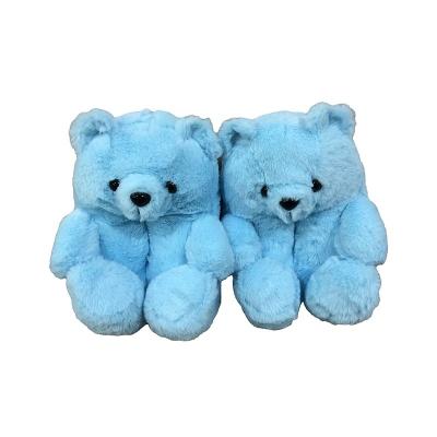 China Trendy Teddy Bear Plush Soft Warm Comfortable Fashion Slippers for sale