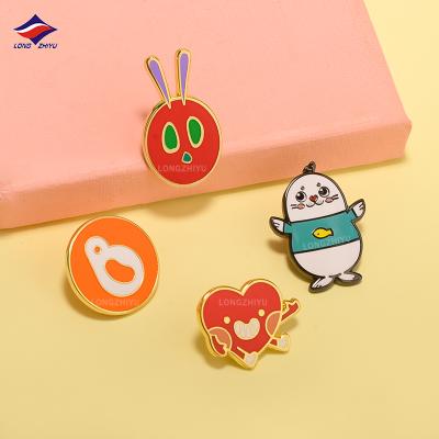 China Europe Longzhiyu 15 Years China Supplier Custom Hard Enamel Pins Cloisonne Lapel Pins Hard Enamel Pins for sale