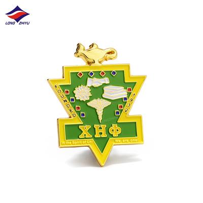 China Europe Longzhiyu 15 Years Factory Custom Crafts Gifts Metal Soft Enamel Pins Delicate Customized Badge for sale