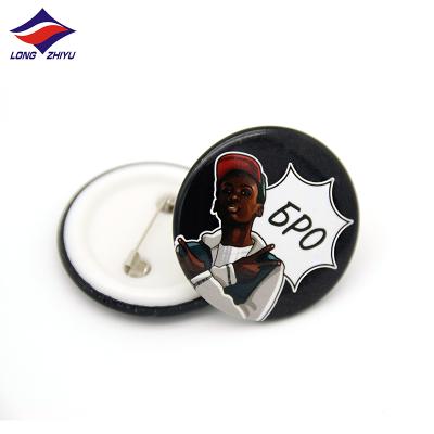 China 3D Longzhiyu 15 Years Factory Professional Custom Button Badges Star Badges Magnetic Button Maker for sale