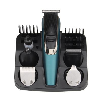 China Safety OEM Waterproof 6 in 1 Rechargeable Professional Mini Hair Trimmer Set for sale