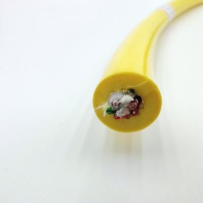 China 2023 robot submersible cable for rov submersible cables tie rov cable neutral twisted pair umbilical cord double kavlar jacket OD11mm for sale