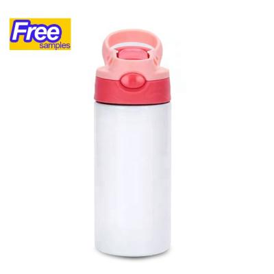 China Sublimation hot blanks viable factory directly 12 oz sublimation water bottle kids tumbler USA warehouse kids stainless steel for sale