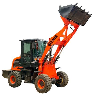 China Farms QZ915 with control0.8ton 1 ton 2 ton mini tractor front end loader 1.5 ton european wheel loader for sale