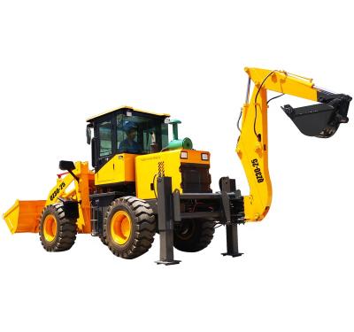 China Farms Front Loader Excavator Backhoe Loader QZ30-25 With Yuchai Engine For Sale for sale