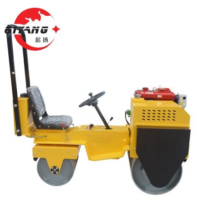 China Building material shops 1 ton 2ton 3 ton small size ride-on diesel road roller for garden scenic area for sale