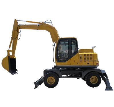 China Building Material Shops 8 Ton Wheel Excavator Manufacturer Produces Different Customized Products for sale