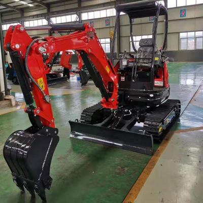 China Farms Grow New Garden China 2.5ton Mini Excavator Small Digger With Attachments for sale