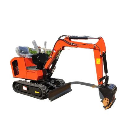 China Raises China Excavator 0.8T Mini Small Digger 1 Ton Excavator With Rubber Track for sale