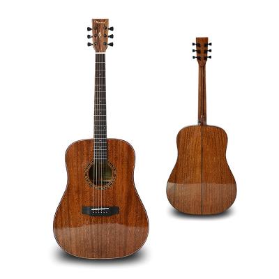 China GUITAR D940 41 Inch All Solid Folk Acoustic Guitar All Solid Mahogany Five Piece High Gloss Neck OEM Backed for sale