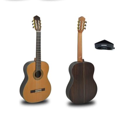 China GUITAR CG-920E 39 Inch All Solid Classical Guitar With Fishman EQ Cedar Solid Top Rosewood Solid Back&Side OEM Supported for sale