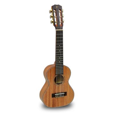 China GUITAR GL-11 28 Inch Girl Travel Guitarlele EQ 6 String Solid Top Luxury Mahogany Available Guitarlele String Kids Guitar Customized for sale