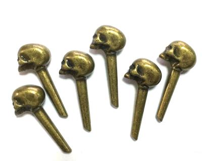 China GUITAR Metal Skull Pins Fashion Style Acoustic Guitar&Ukulele Bridge String Pin for sale