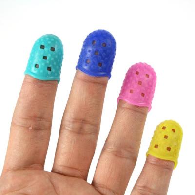 China GUITAR Factory Wholesale Multicolor Silica Gel Guitar Finger Cover Fingertips Protector For Guitar Beginners for sale