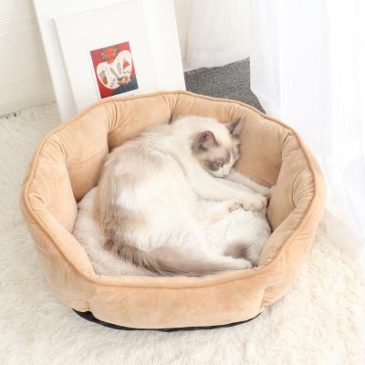 China Viable PSM Pet Product Polyester Cotton Factory Wholesale PU Factory Cheap Pet Beds For Cat for sale