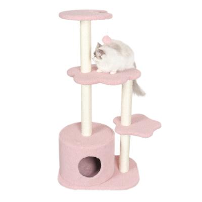 China PSM Cat Scratching Toy Large Cat Scratcher Eco Large Cat Tree House Viable Tower for sale