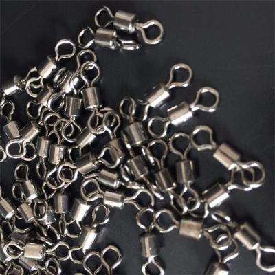 China YOUME 100PCS Solid Fishing Rings Normal Swivel Ball Bearing Fishing Hooks Connector 1CM Length Ocean Boat Hooks for sale