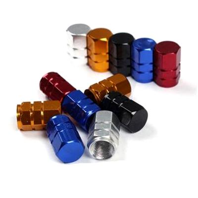 China YOUME Valve Aluminum Alloy Bicycle Tire Valve Cover Gas Spout End End Bicycle Valve Cover for sale