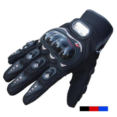 China YOUME pro high quality motorcycle leather gloves black breathable professional custom protective gloves/biker protectors for sale for sale