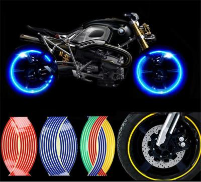 China New YOUME Waterproof And Durable Tapes Roll Stickers And Decals Reflective Tape 5 Colors Car Styling Rim Tape Bike Motorcycle Car for sale