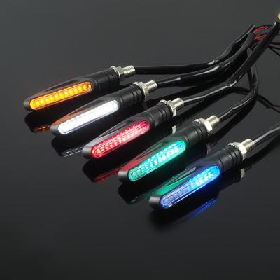 China ABS+LED Motorcycle Turn Signal Lights Motorcycle Indicator Blinker Motorcycle Tail Lights Turn Signal Lamp YOUME LED for sale