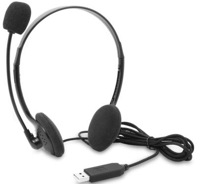 China 2021 Newest Headband Hand Free USB IPX-5 Headset Earphone For Calling Center for sale