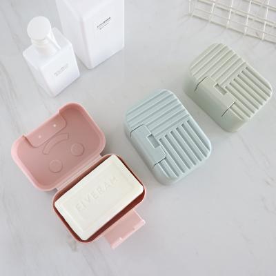 China Creative Viable Lock Toilet Soap Box And Plastic Soap Holder for sale