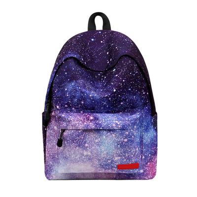 China Factory Supply Waterproof Canvas Custom Space Printing School Backpack For Teen Girl Backpack School Bag Set Waterproof School Bag backpack for sale