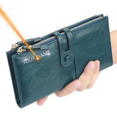 China RFID ISO BSCI Factory Friendly Luxury Women Wallet for Men Wallet and Custom RFID Credit Card Holder and Recycled Leather Wallet for sale