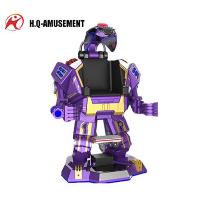 China 360 degree rotating Electric walking robot Iron Man game machine  shopping mall amusement rides Walking Robot for sale for sale