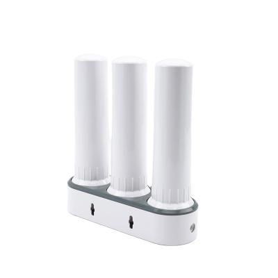 China Eco-friendly Factory Water Purifier PP Plastic Slim Drinking Water Filter Cartridge Housing 3 Stage High Pressure Water Filter Housing for sale