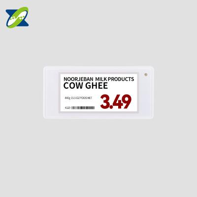 China EEL Digital Electronic Price Tag Label SUNY 2.13 Inch 2.4GHz Electronic Shelf Label For Retail Store for sale